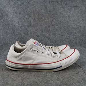 Converse Shoes Womens 9.5 Casual Sneakers Madison All Star Lace Up Canvas White